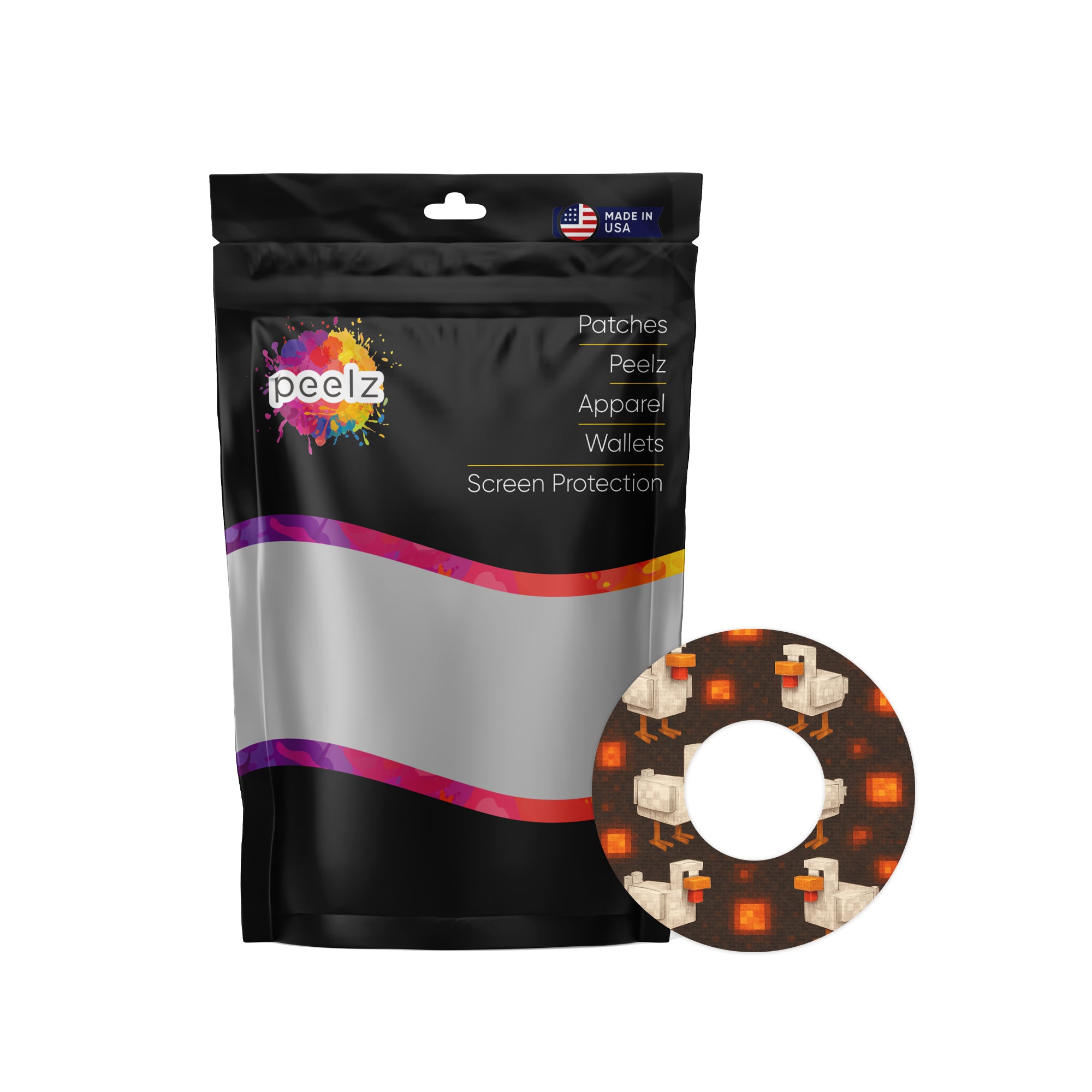 Inferno Chicken Freestyle Libre 2 Patch Tape - Pump Peelz