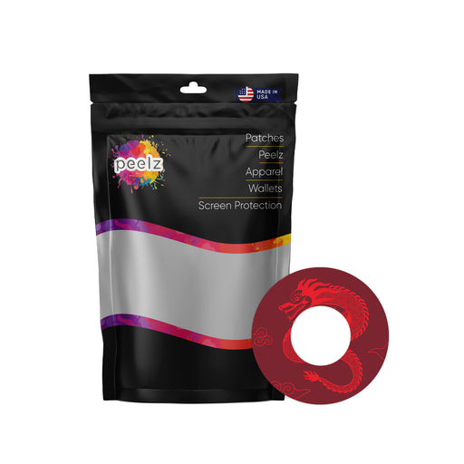 Year of the Dragon Patch Pro Tape Designed for the FreeStyle Libre 2 - Pump Peelz