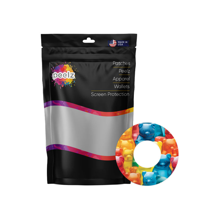 Candy Bears Patch Pro Tape Designed for the FreeStyle Libre 2
