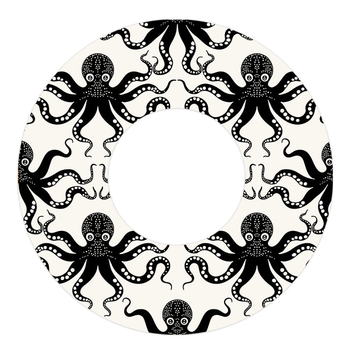 Abstract Octopus Patch Tape Designed for the FreeStyle Libre 2