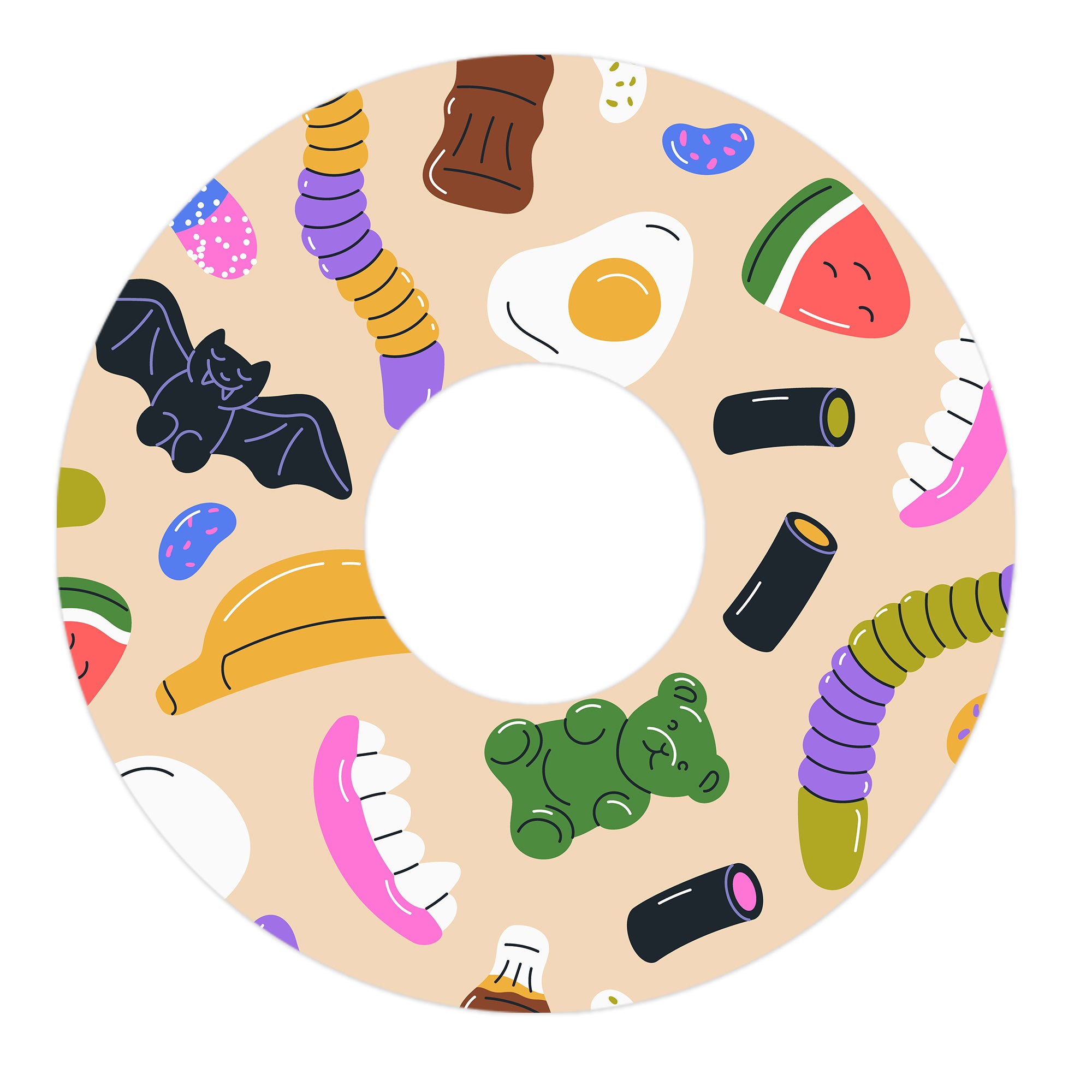 Candy Chaos FreeStyle Libre 3 Patch Tape - Pump Peelz