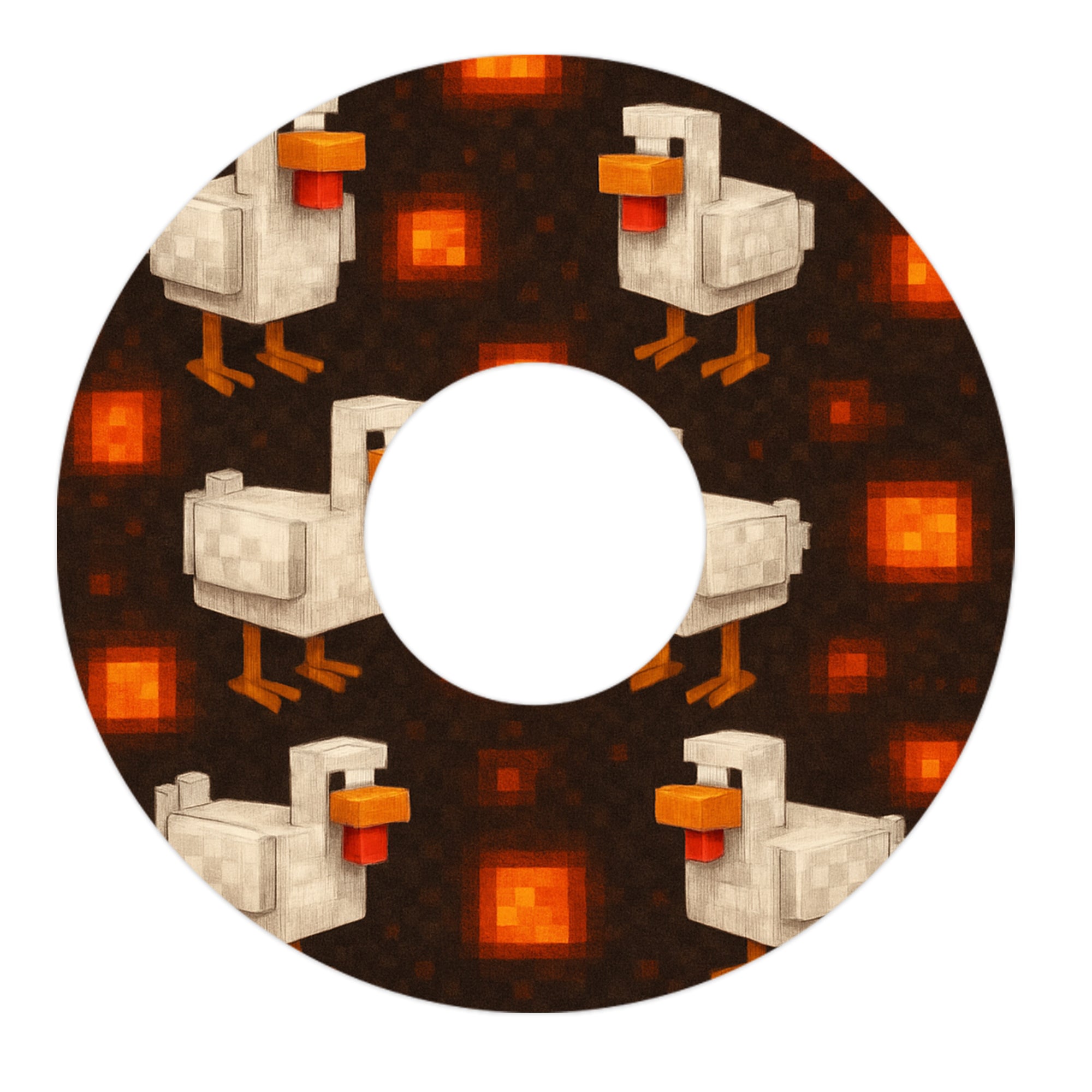 Inferno Chicken FreeStyle Libre 3 Patch Tape - Pump Peelz