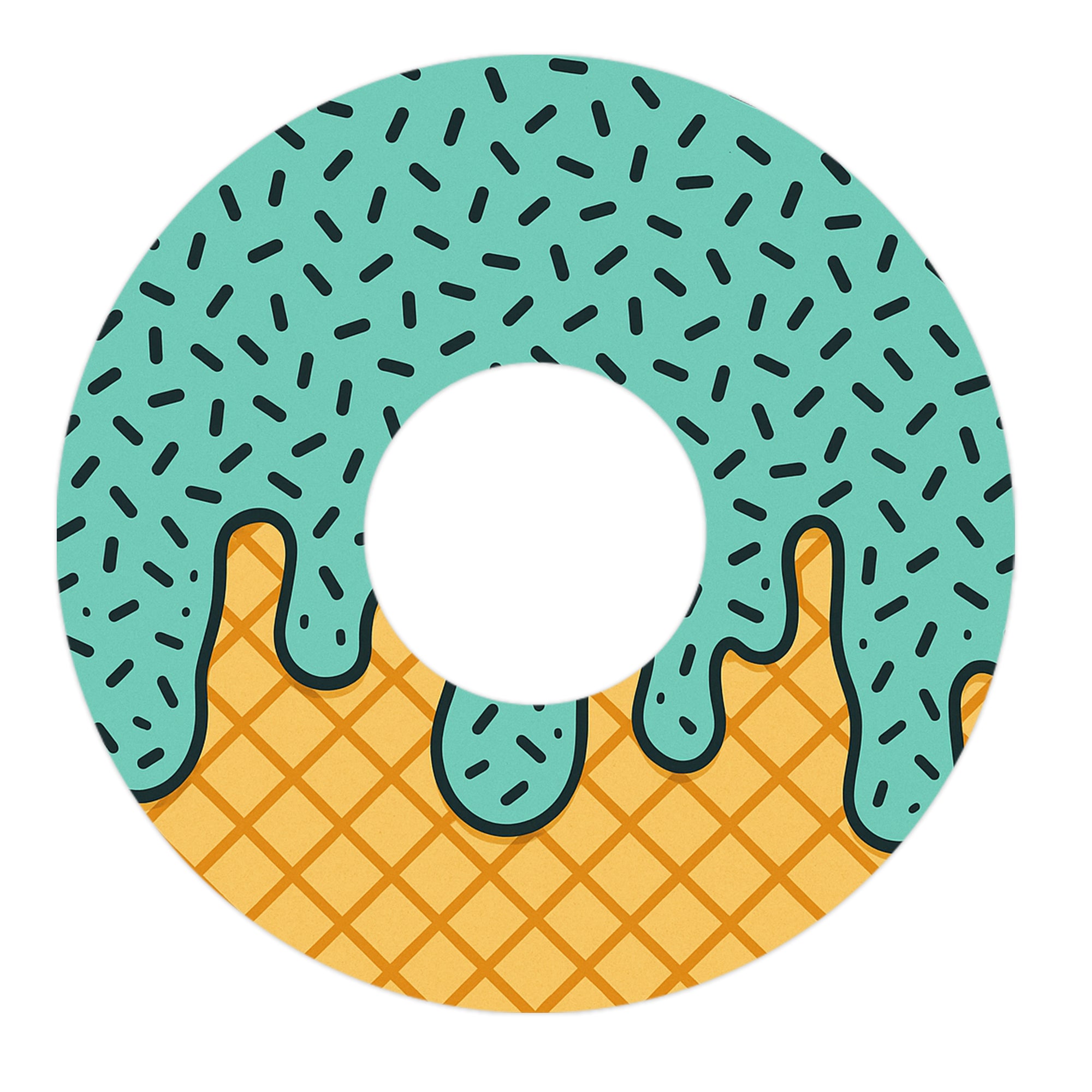 Ice Cream Social FreeStyle Libre 3 Patch Tape - Pump Peelz