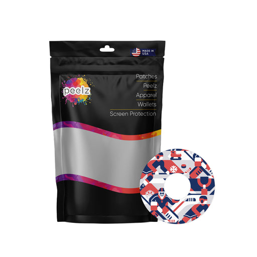 Ice Hockey Patch+ Tape Designed for the FreeStyle Libre 3 - Pump Peelz