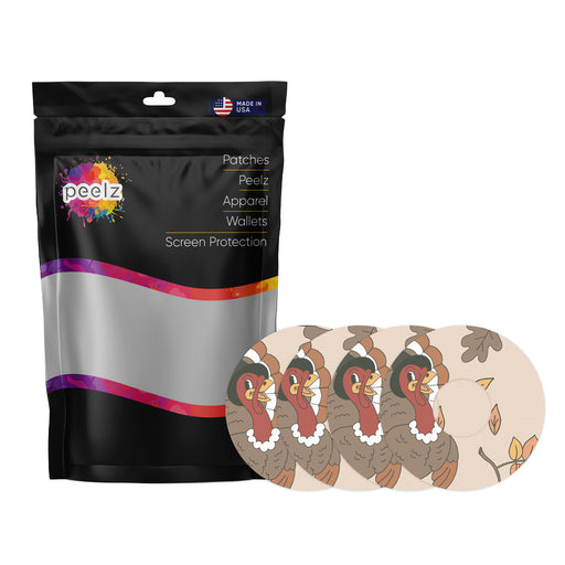 Gobble Gobble Patch+ Tape Designed for the FreeStyle Libre 3 - Pump Peelz