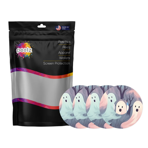 Whispy Ghosts Patch Pro Tape Designed for the FreeStyle Libre 3 - Pump Peelz