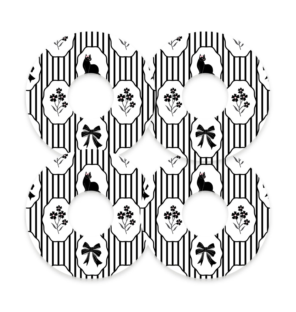 Midnight Cat FreeStyle Libre 3 Patch Tape - Pump Peelz