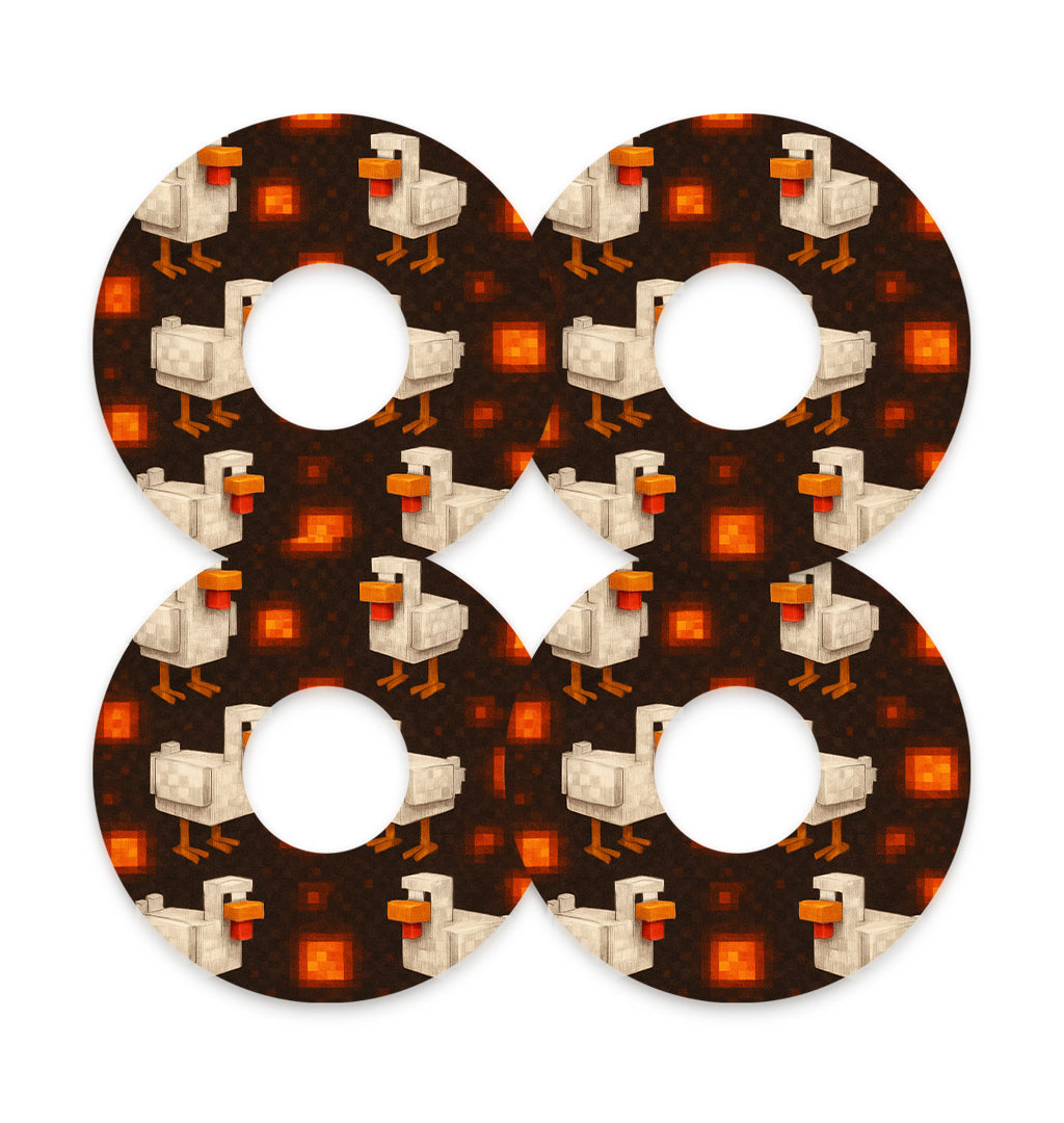 Inferno Chicken FreeStyle Libre 3 Patch Tape - Pump Peelz