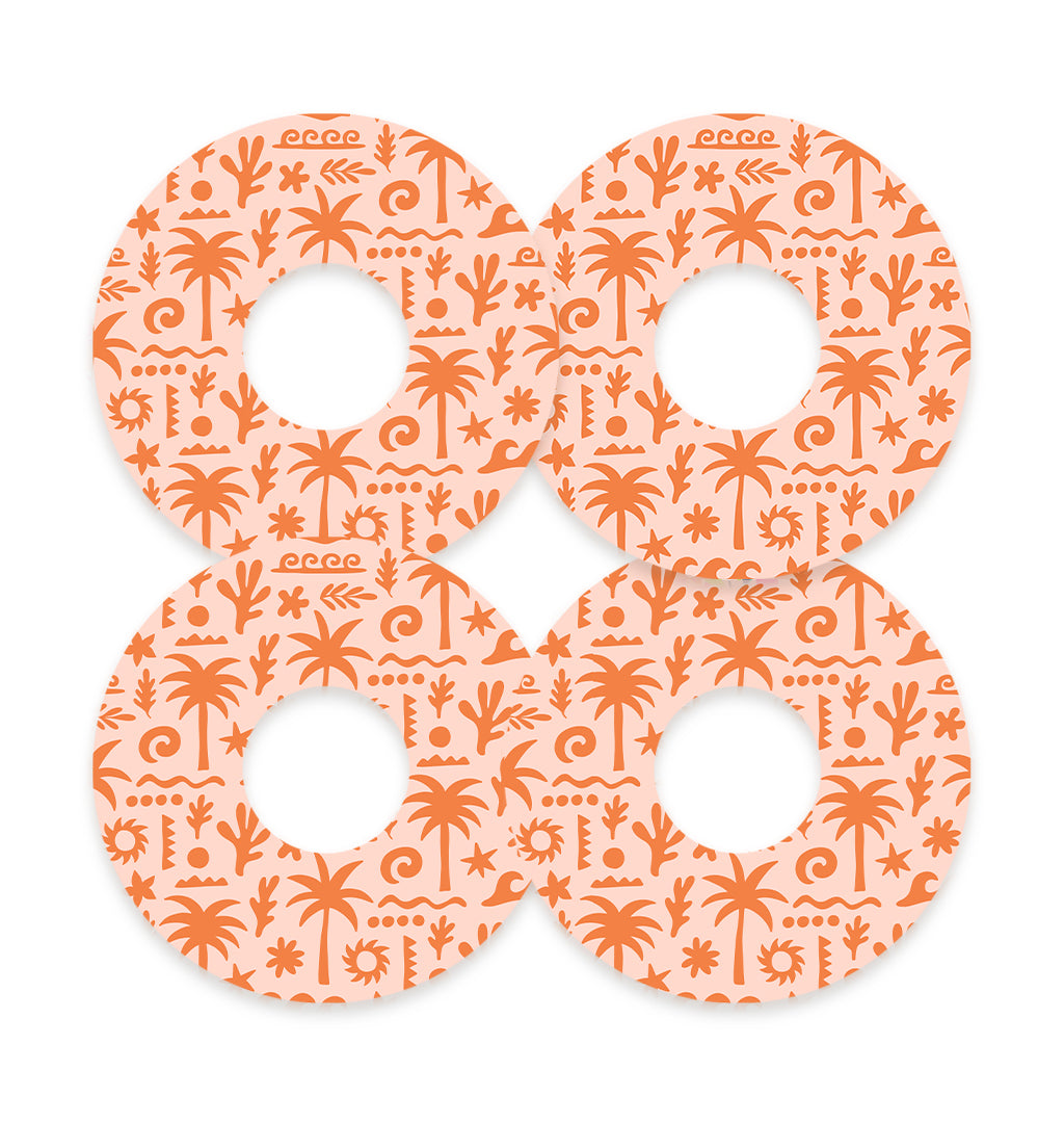 Terracotta Tides FreeStyle Libre 3 Patch Tape - Pump Peelz