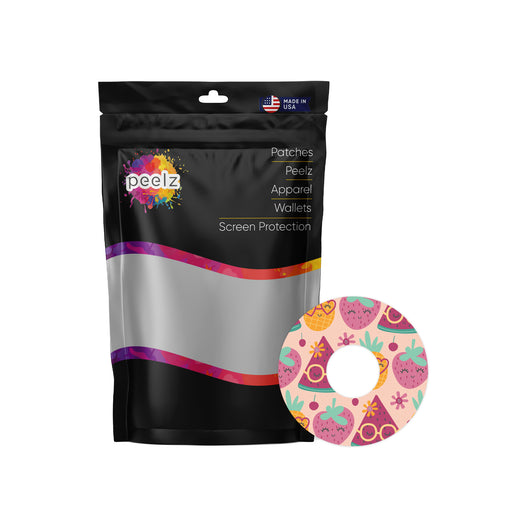 Summer Fruits Patch Pro Tape Designed for the FreeStyle Libre 3 - Pump Peelz