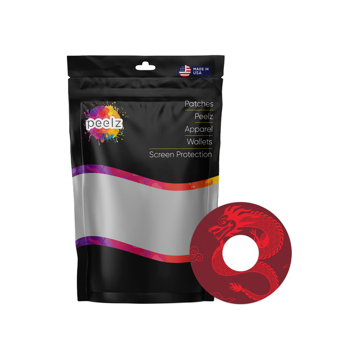 Year of the Dragon Patch Pro Tape Designed for the FreeStyle Libre 3 - Pump Peelz
