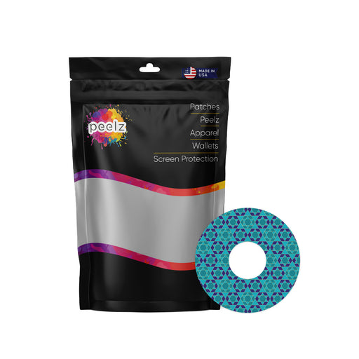 Holiday Stars Patch Pro Tape Designed for the FreeStyle Libre 3 - Pump Peelz