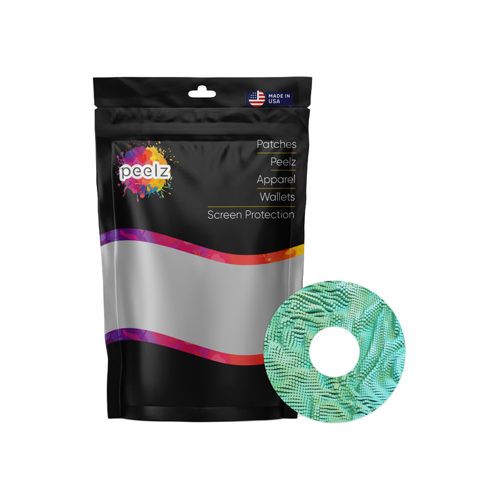 Aqua Ripple Patch Pro Tape Designed for the FreeStyle Libre 3