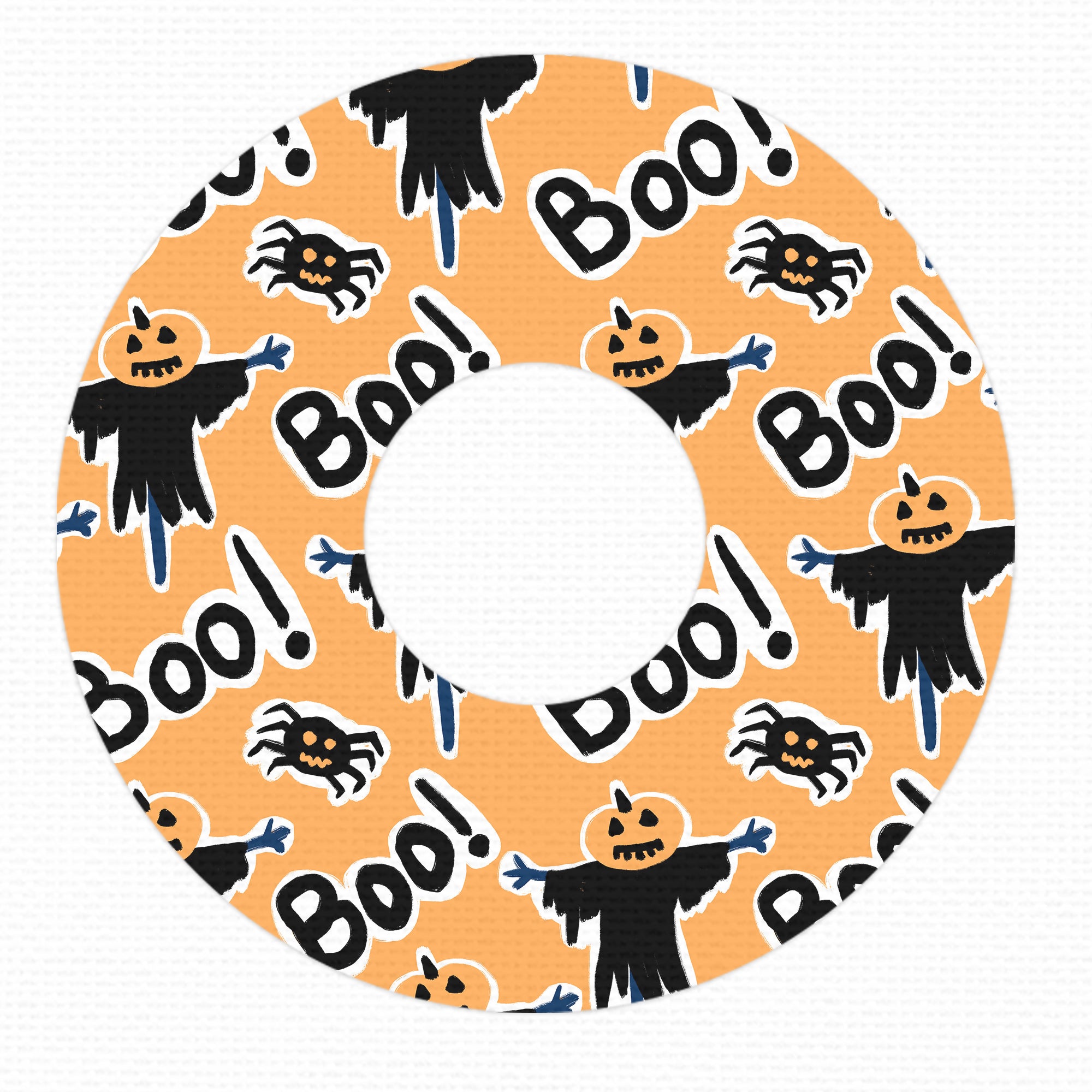 Pumpkin Boo FreeStyle Libre 3 Patch Tape - Pump Peelz