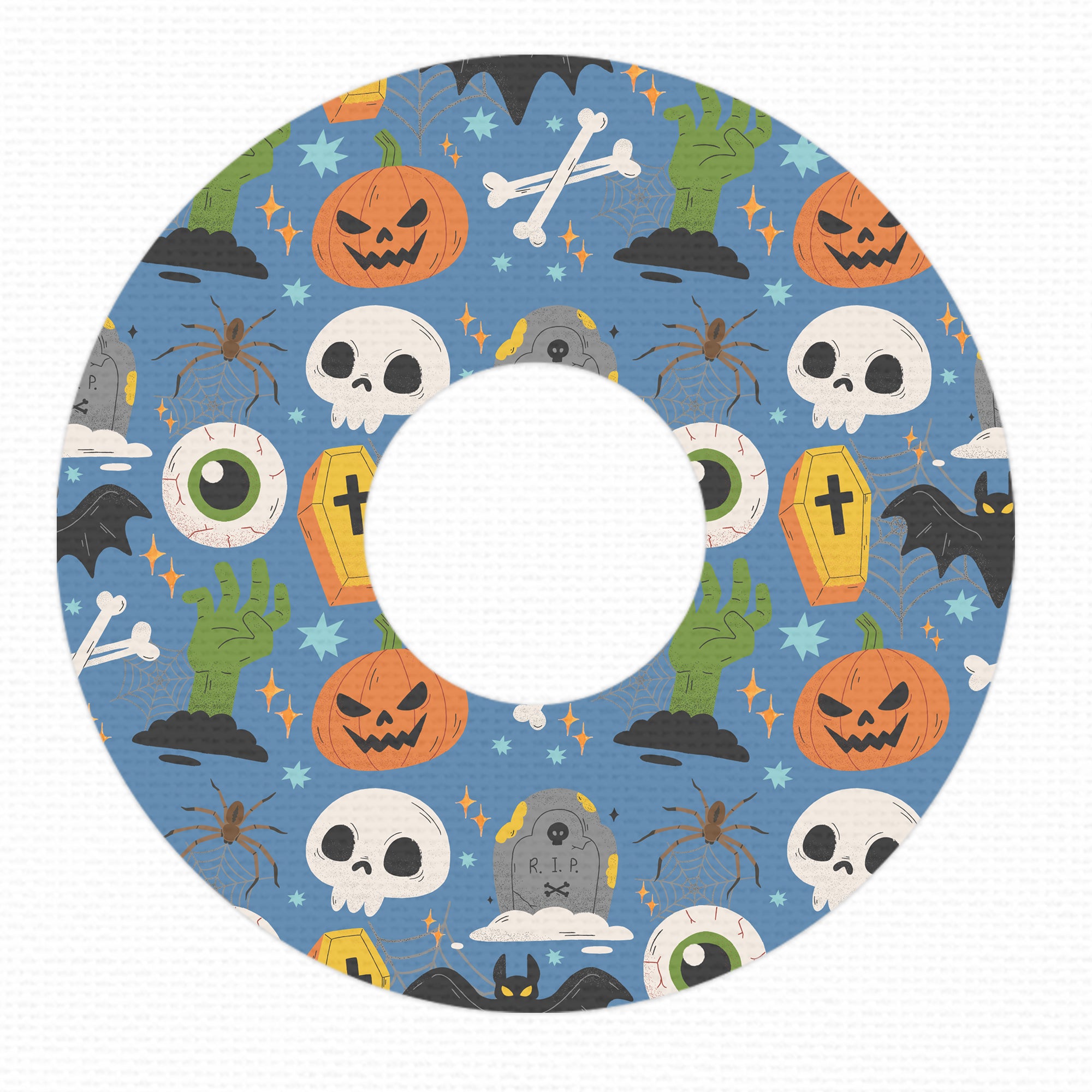 Spooky Night FreeStyle Libre 3 Patch Tape - Pump Peelz