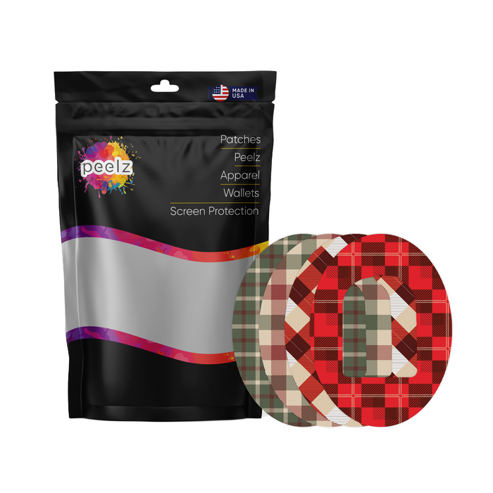 Plaid Variety Patch Pro Tape Designed for Omnipod