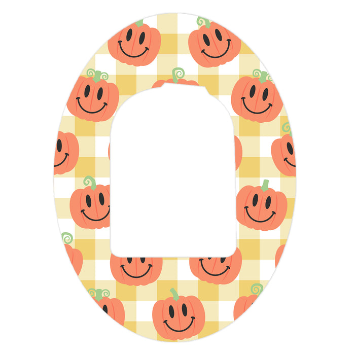 Pumpkin Smilies Patch Tape Designed for the Omnipod