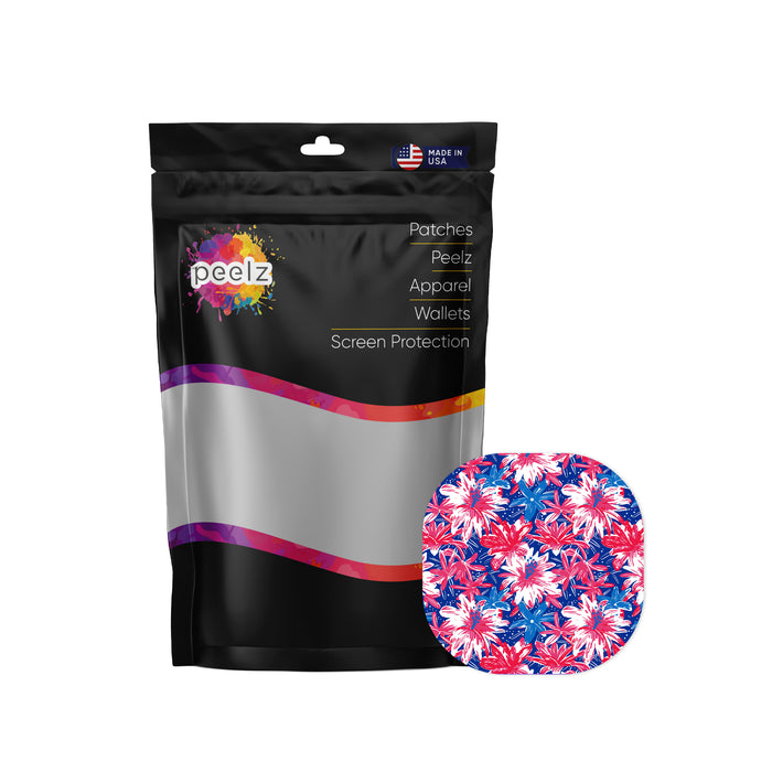 Patriotic Flowers Overpatch Tape