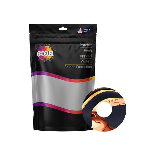 Lava Flow Patch Tape Designed for the FreeStyle Libre 3-Pump Peelz