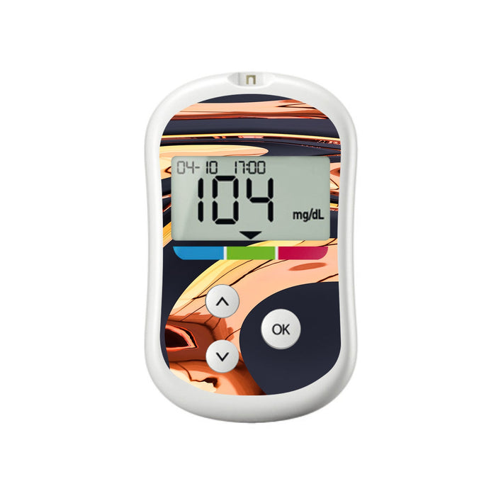 Lava Flow for OneTouch Verio Flex Glucometer-Pump Peelz