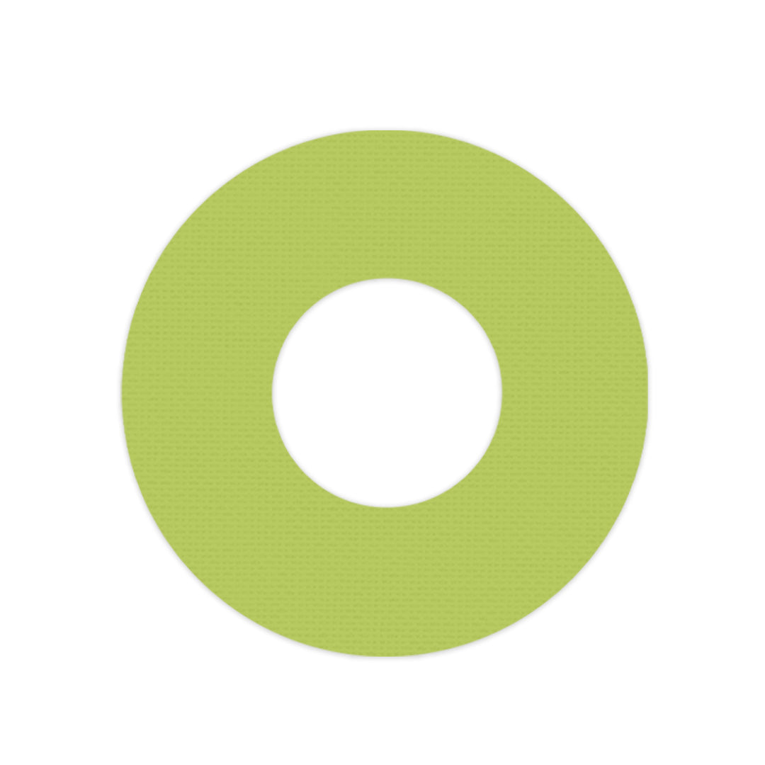 Solid Color Pear Freestyle Libre 2 Patch Tape - Pump Peelz