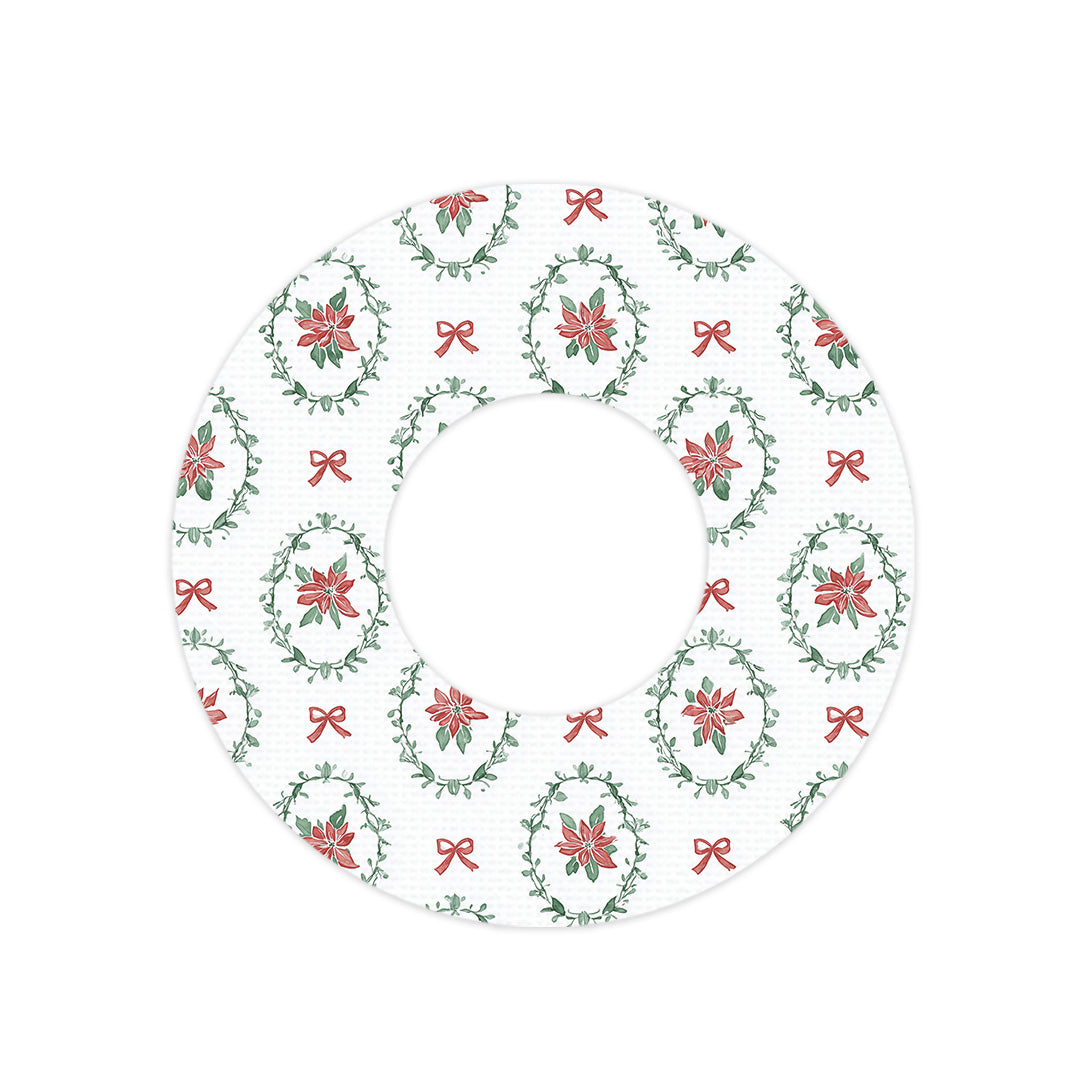 Poinsettia Parade Freestyle Libre 2 Patch Tape - Pump Peelz