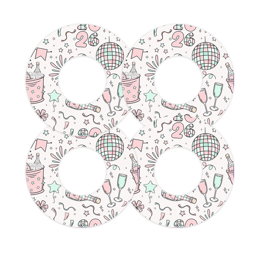 Cheers to '26 Freestyle Libre 2 Patch Tape - Pump Peelz