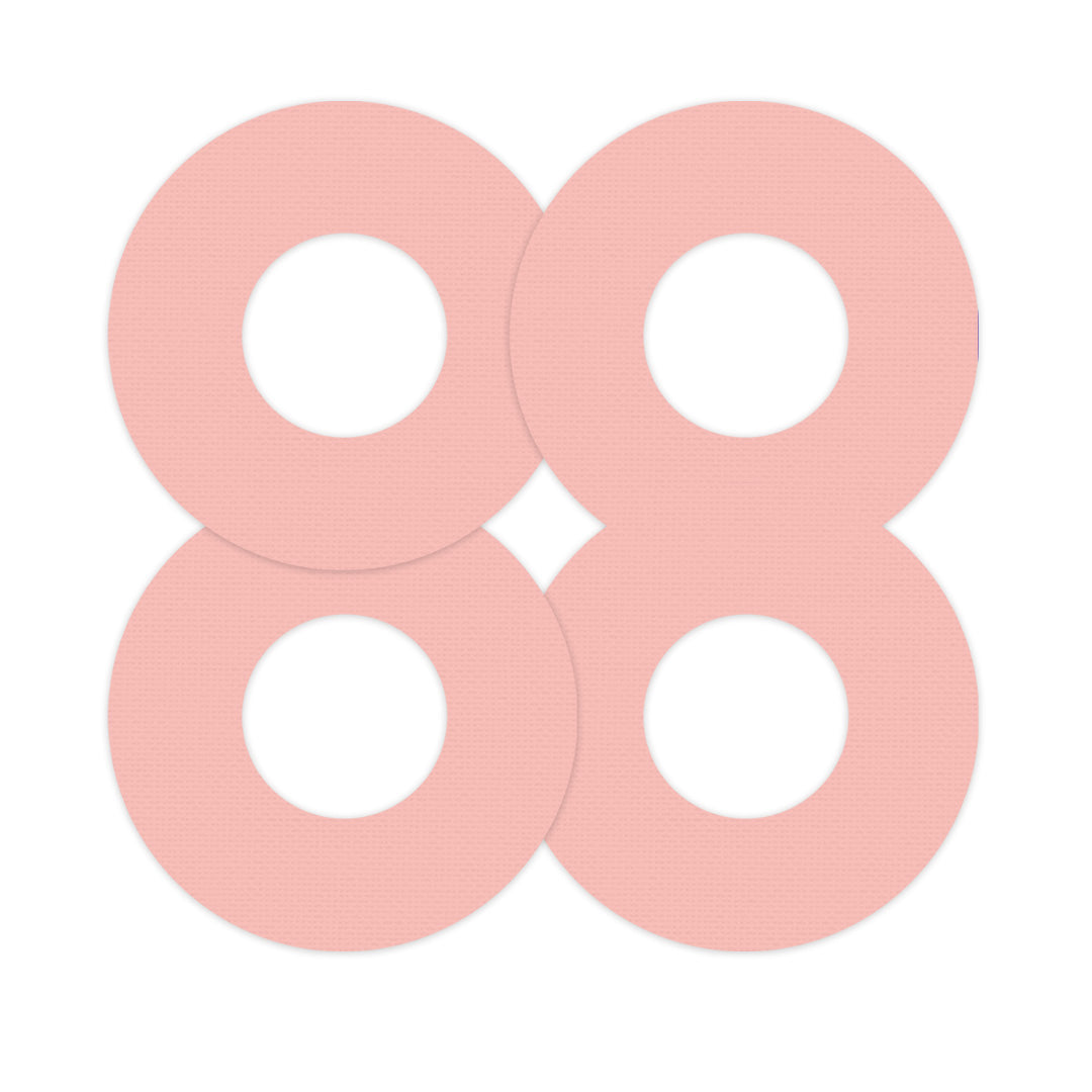 Solid Color Cantaloupe Freestyle Libre 2 Patch Tape - Pump Peelz