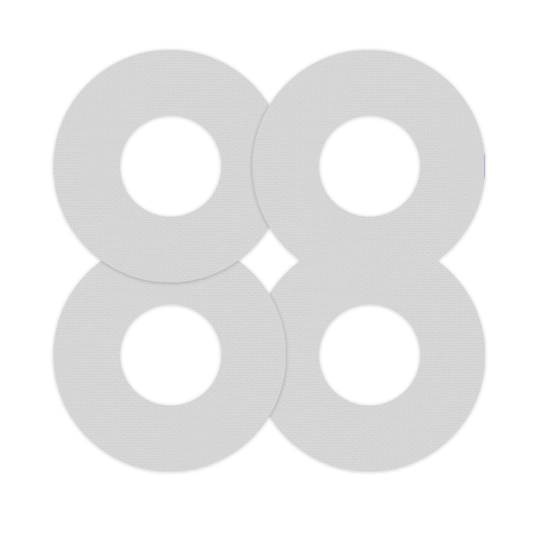 Solid Color Platinum Freestyle Libre 2 Patch Tape - Pump Peelz