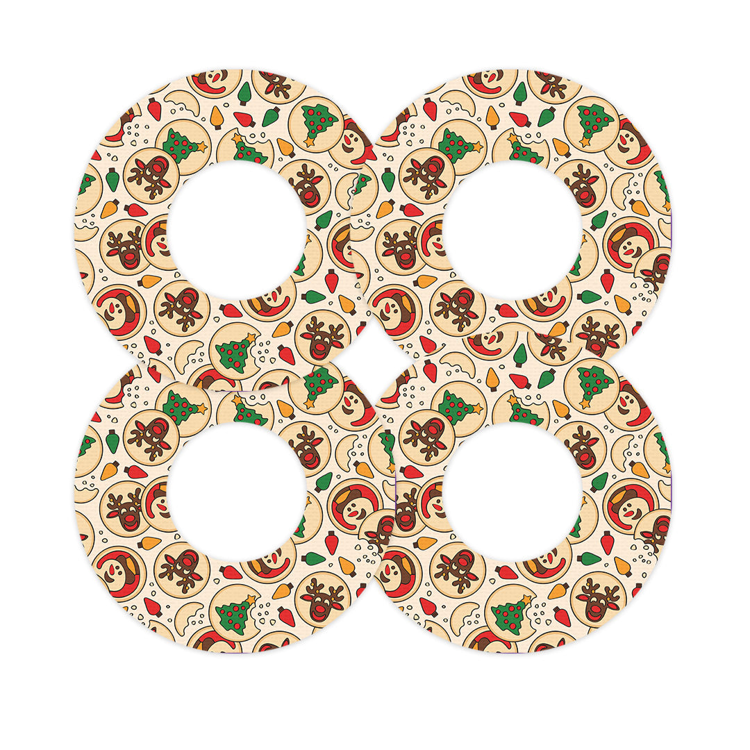 Santa's Cookies Freestyle Libre 2 Patch Tape - Pump Peelz