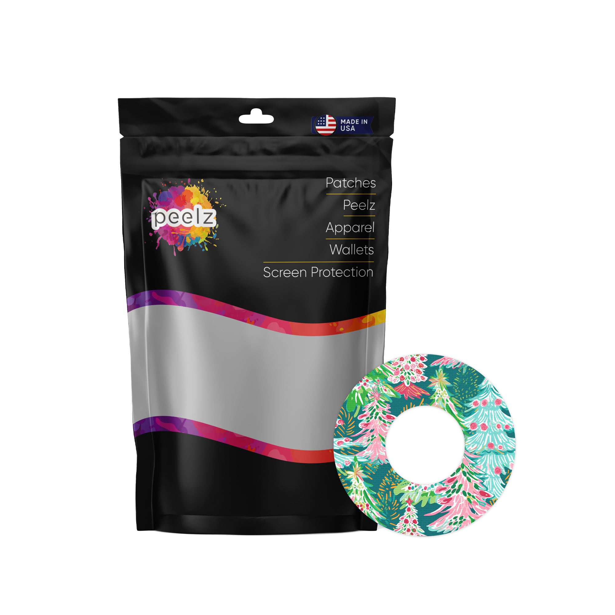 Festive Forest Freestyle Libre 2 Patch Tape - Pump Peelz