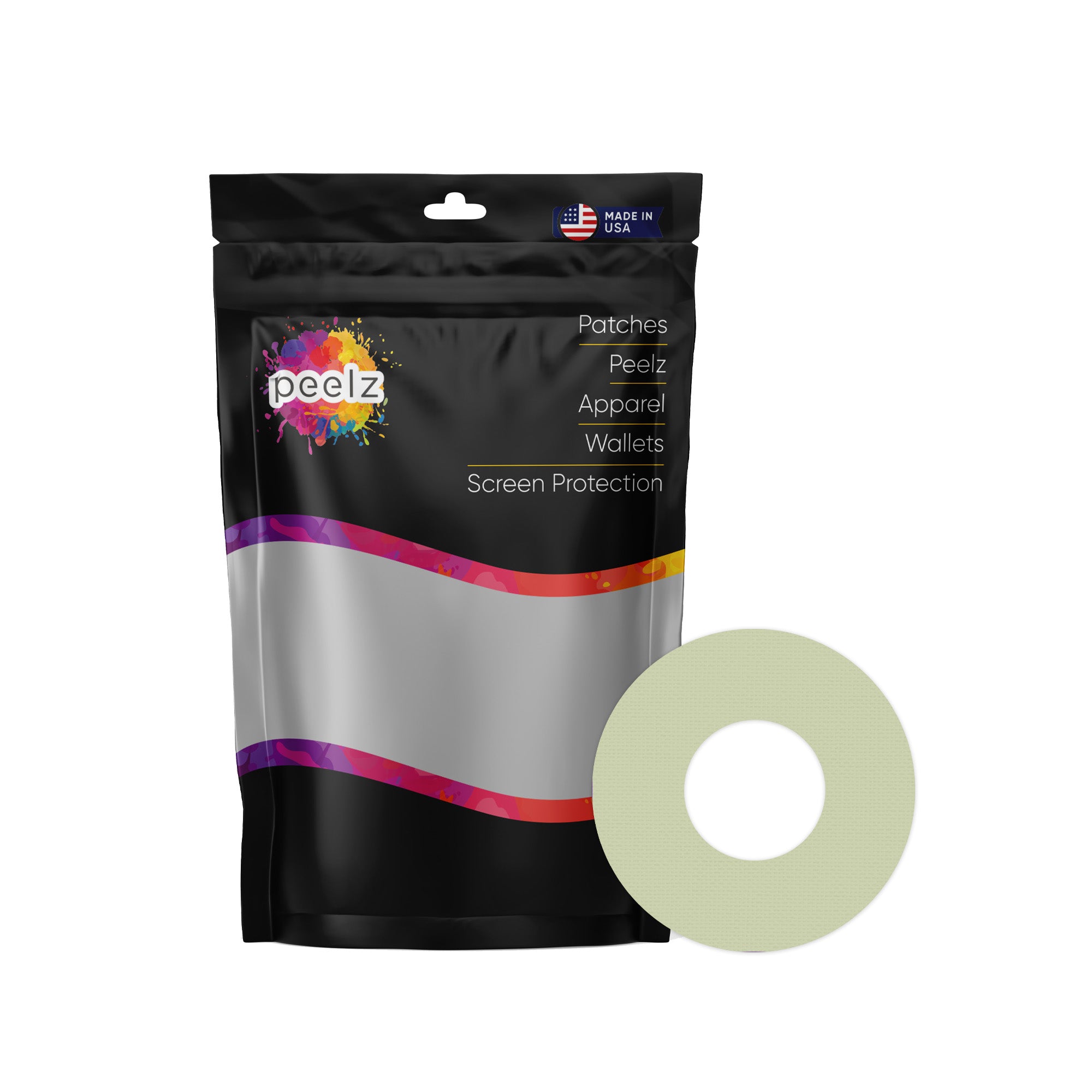 Solid Color Tea Freestyle Libre 2 Patch Tape - Pump Peelz