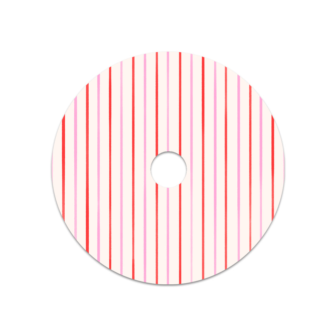 Peppermint Stripes Freestyle Libre 2 Sticker - Pump Peelz