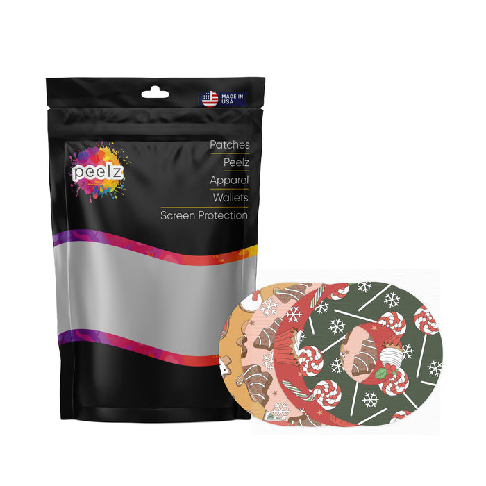 Christmas Treats Variety Patch Tape Designed for the FreeStyle Libre 2