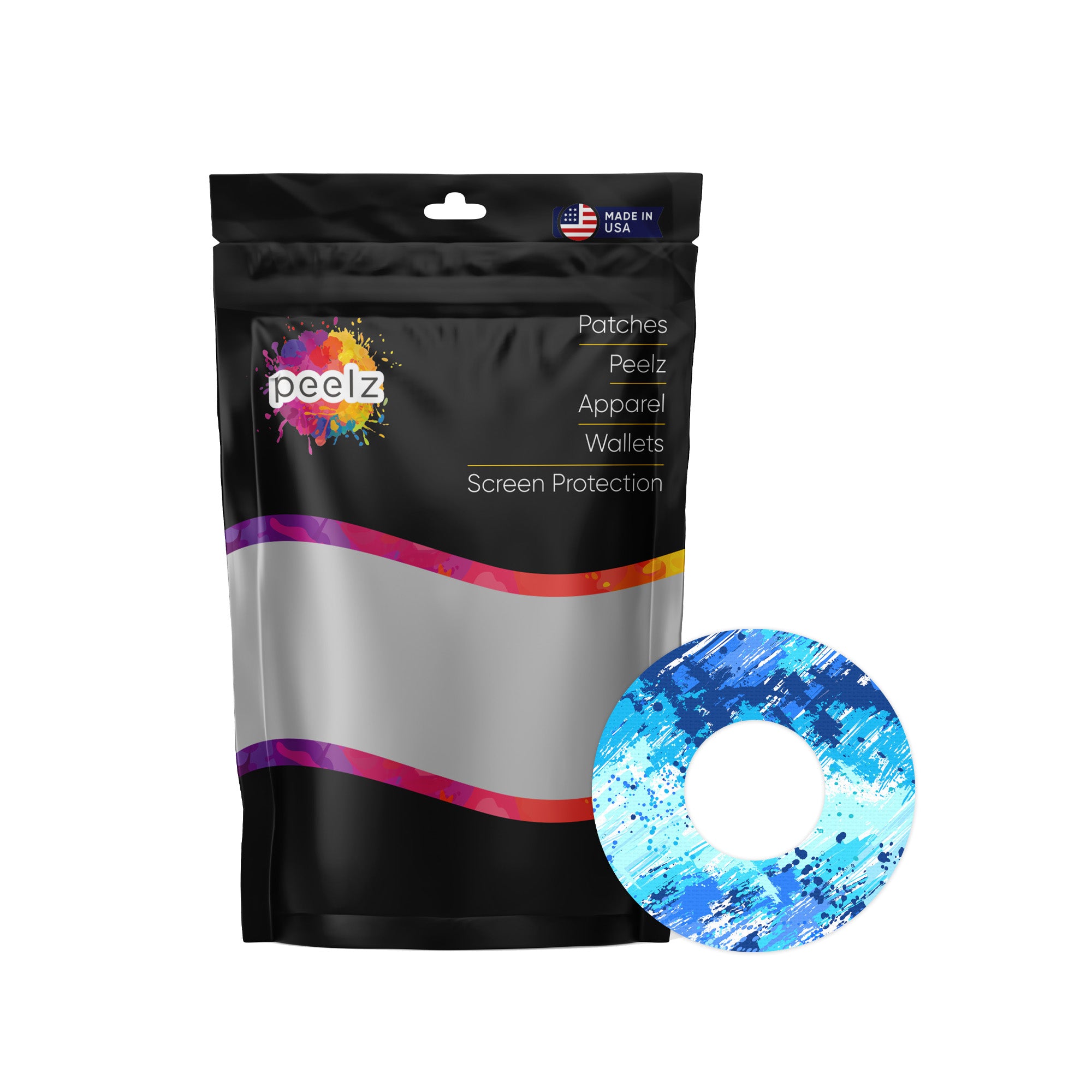 Beta Blue Freestyle Libre 2 Patch Tape - Pump Peelz