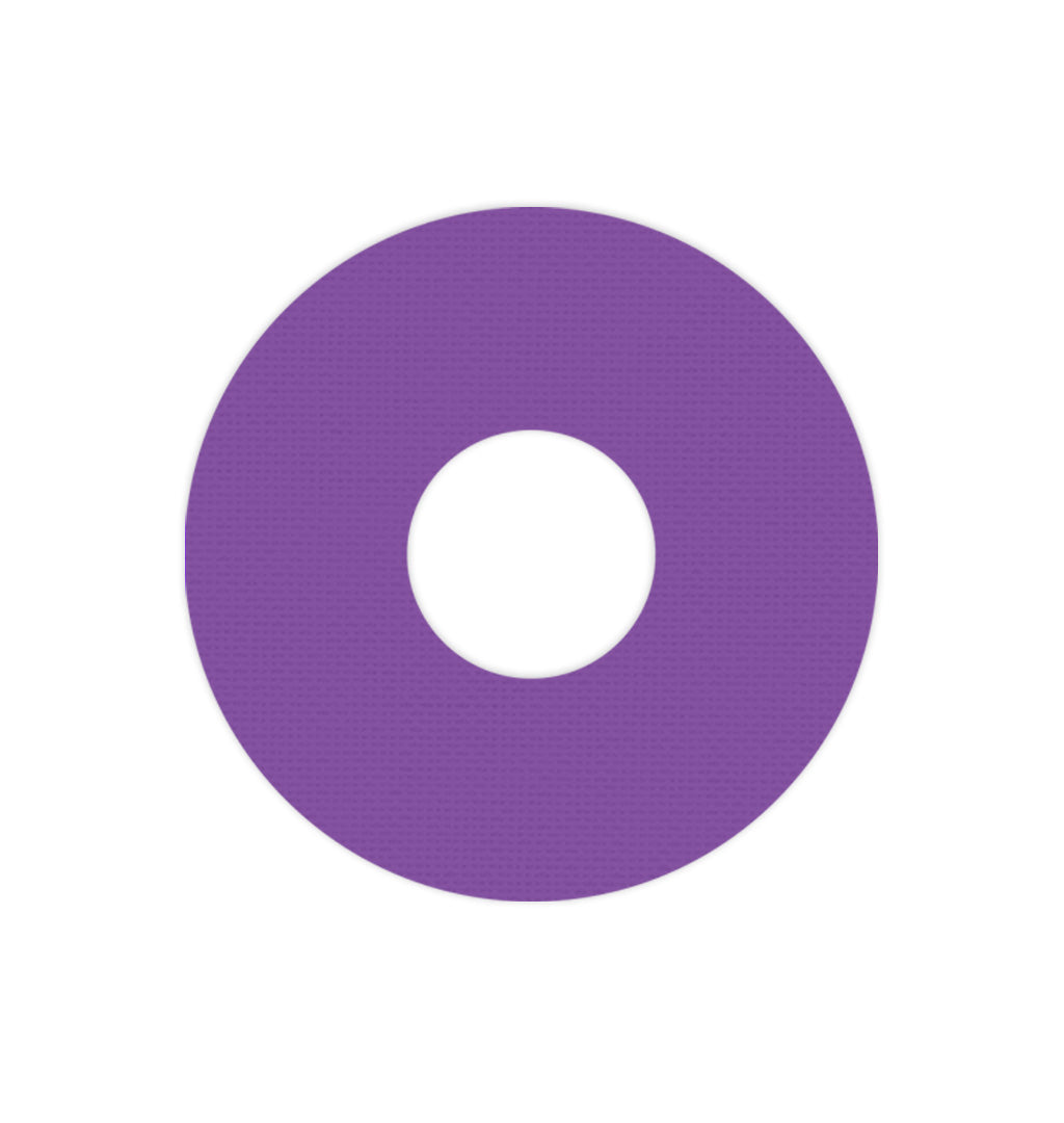 Solid Color Purple FreeStyle Libre 3 Patch Tape - Pump Peelz