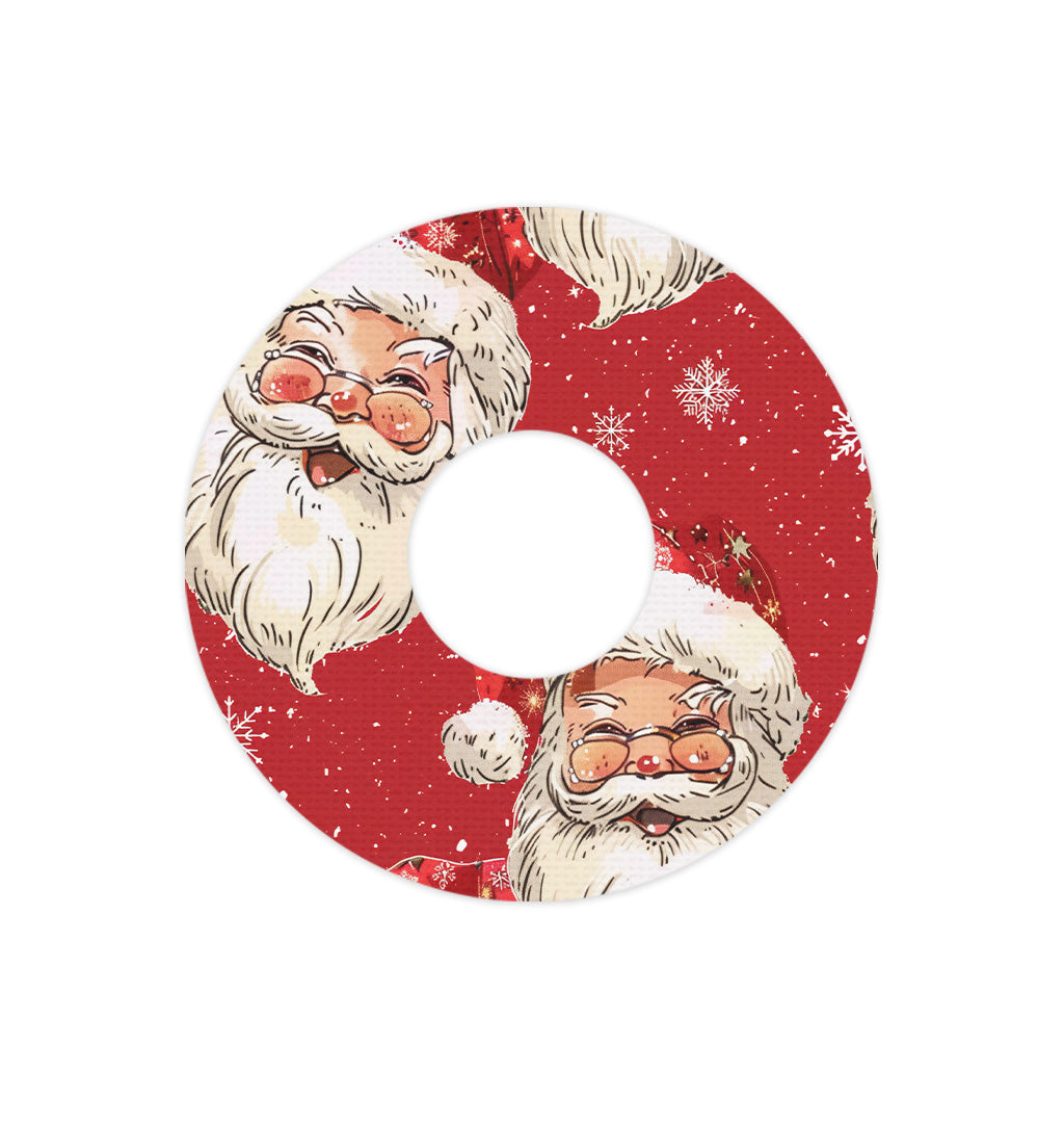 Jolly Old Saint Nick FreeStyle Libre 3 Patch Tape - Pump Peelz