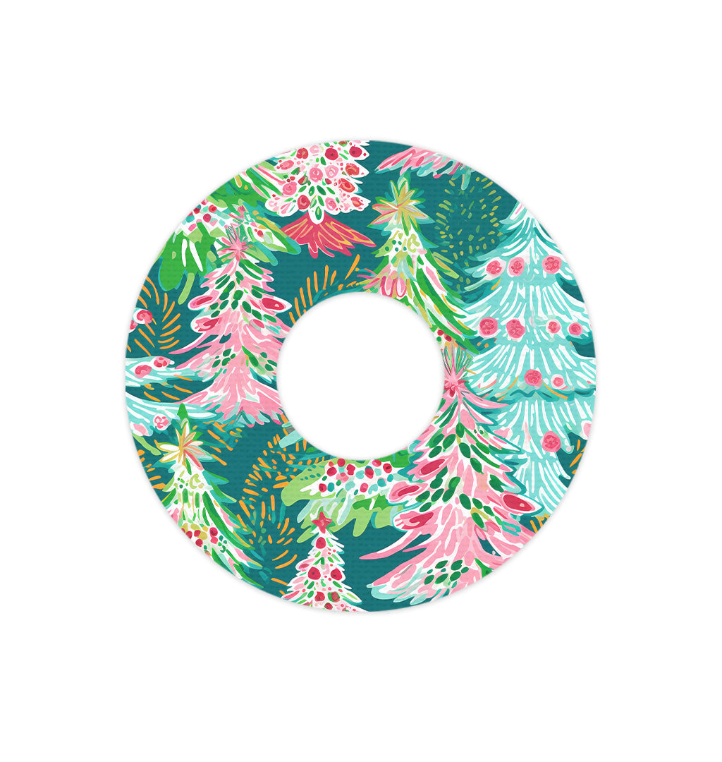 Festive Forest FreeStyle Libre 3 Patch Tape - Pump Peelz
