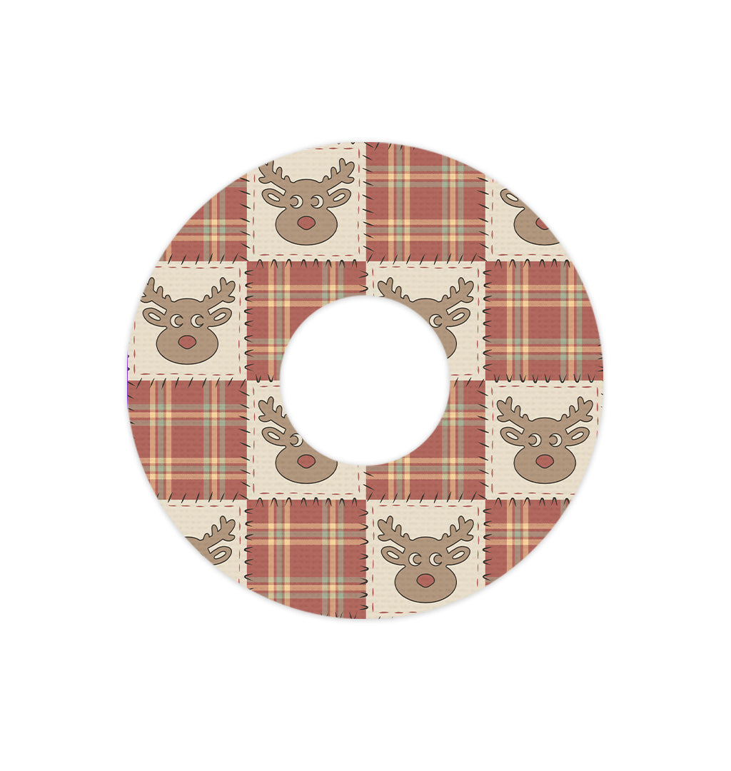 Rustic Reindeer FreeStyle Libre 3 Patch Tape - Pump Peelz