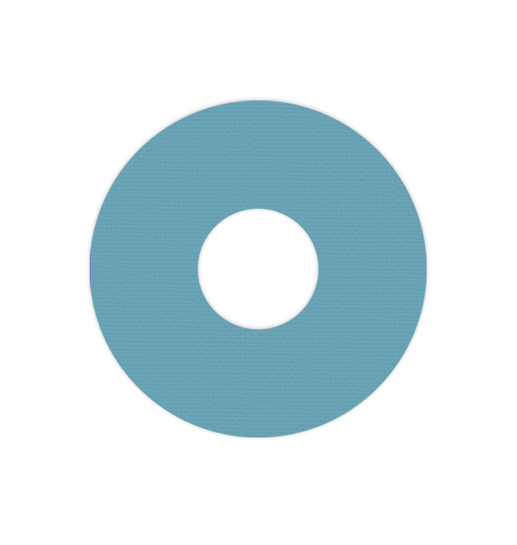 Solid Color Blue FreeStyle Libre 3 Patch Tape - Pump Peelz