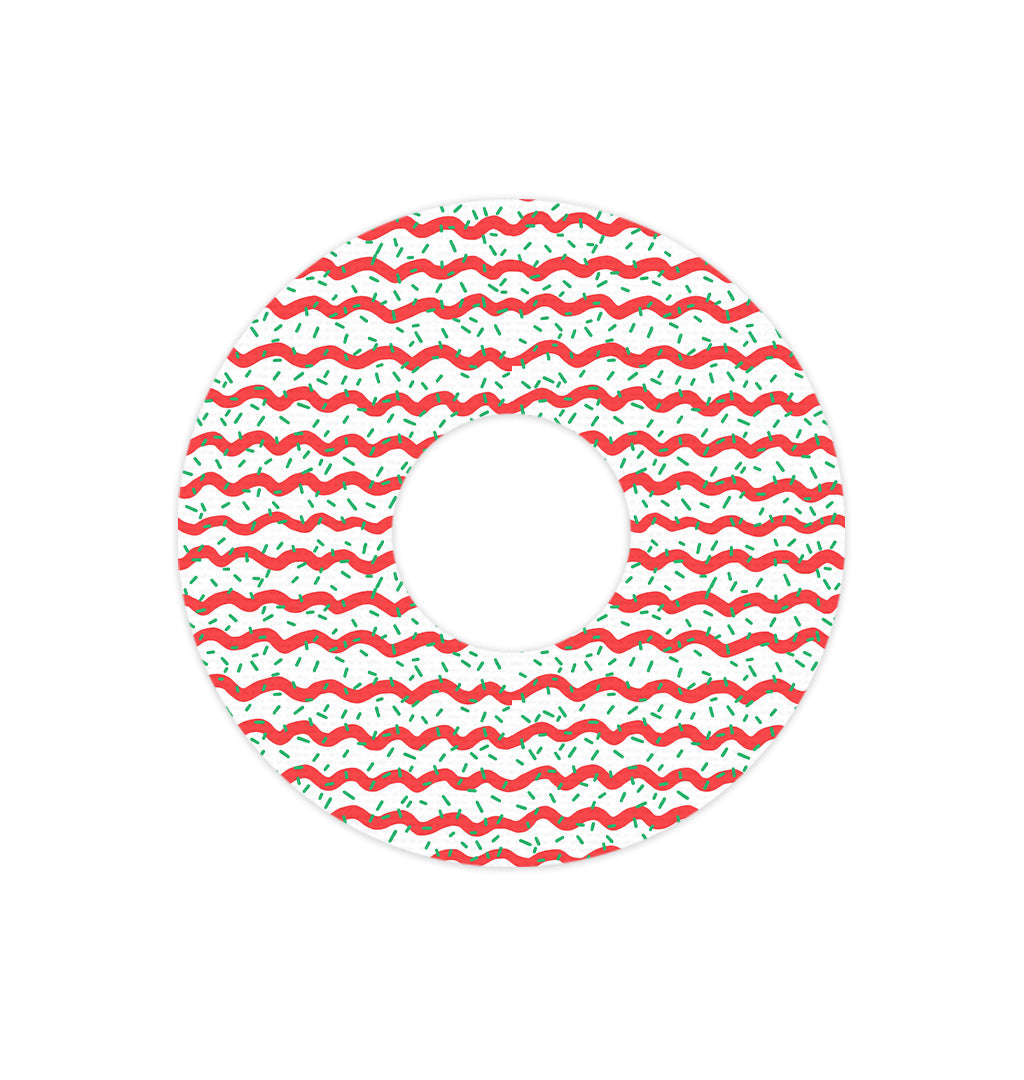 Christmas Icing FreeStyle Libre 3 Patch Tape - Pump Peelz