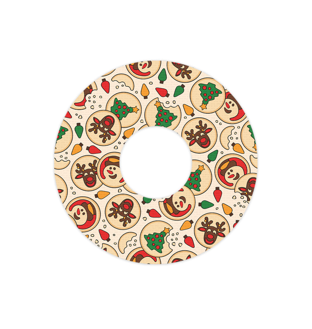 Santa's Cookies FreeStyle Libre 3 Patch Tape - Pump Peelz