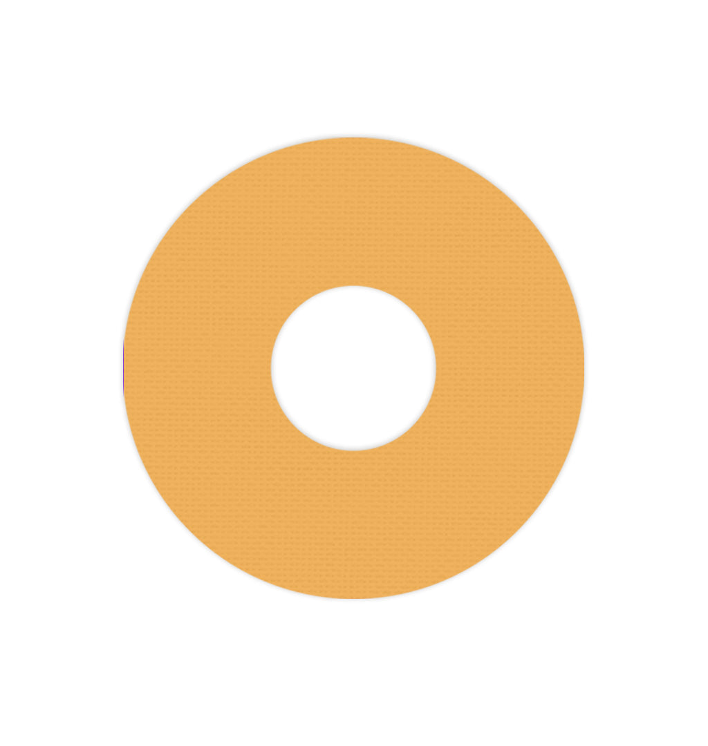 Solid Color Mustard FreeStyle Libre 3 Patch Tape - Pump Peelz