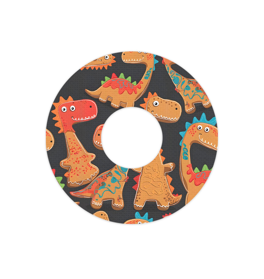 Jurassic Gingerbread FreeStyle Libre 3 Patch Tape - Pump Peelz