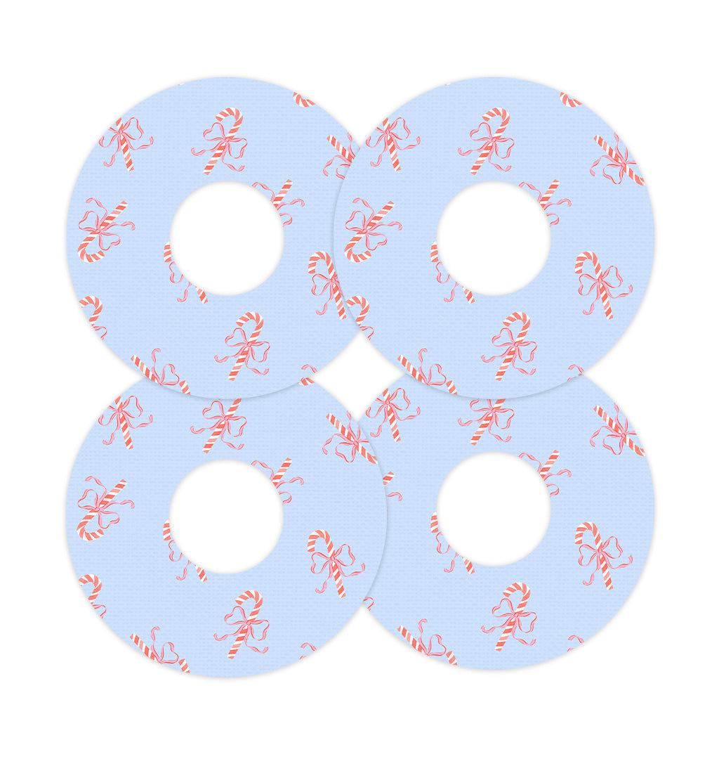 Candy Cane Lane FreeStyle Libre 3 Patch Tape - Pump Peelz