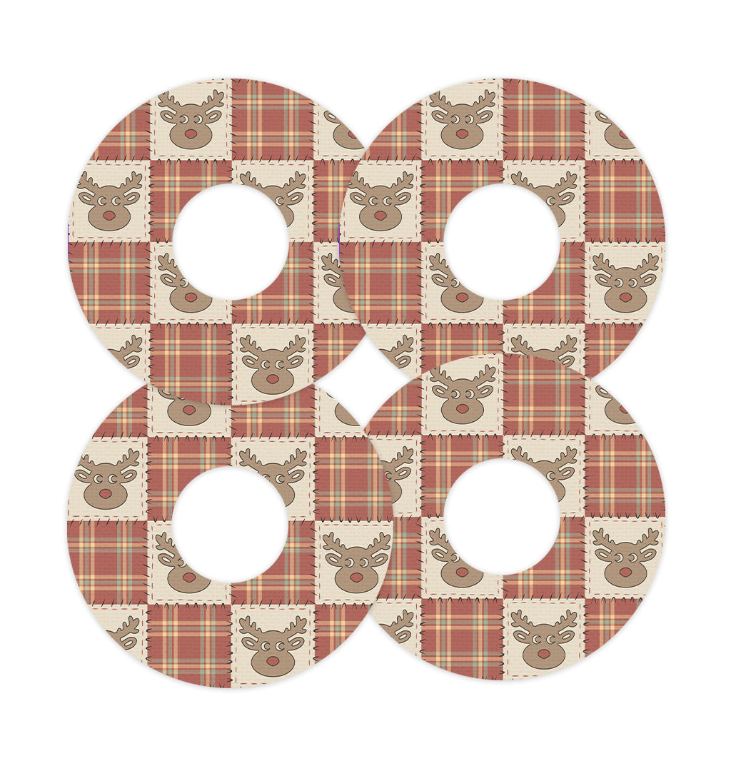 Rustic Reindeer FreeStyle Libre 3 Patch Tape - Pump Peelz