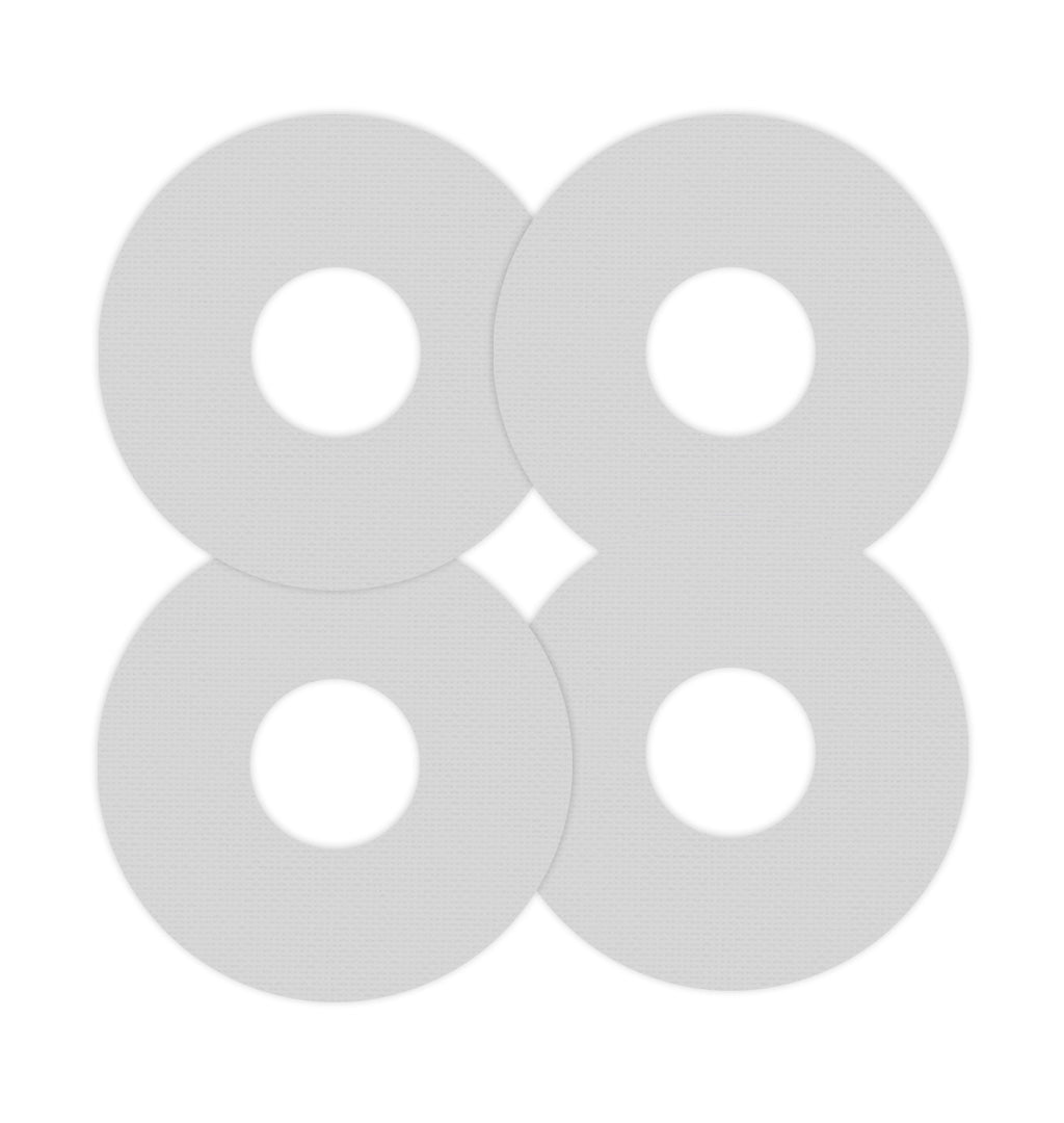 Solid Color Platinum FreeStyle Libre 3 Patch Tape - Pump Peelz