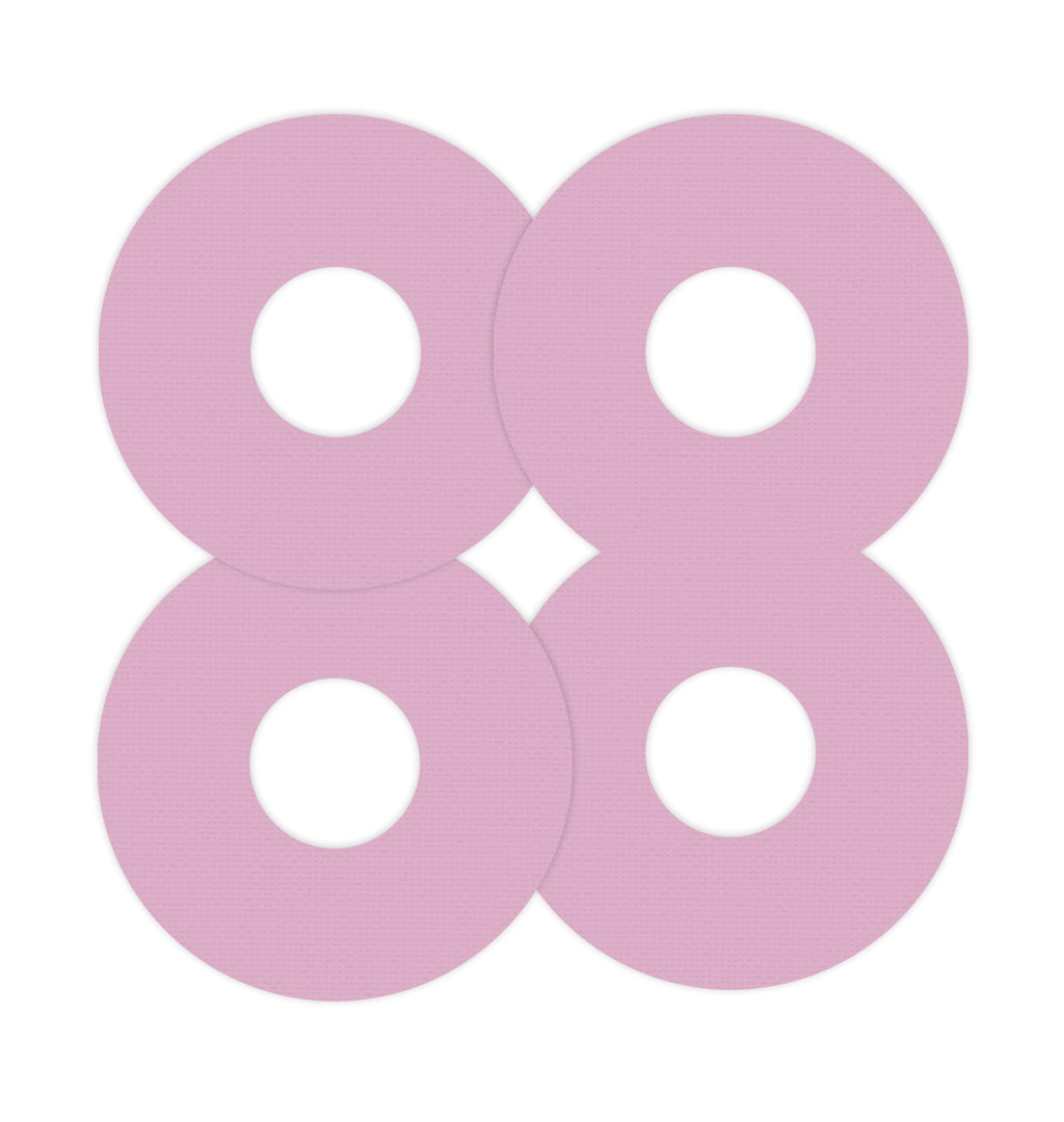 Solid Color Rose FreeStyle Libre 3 Patch Tape - Pump Peelz