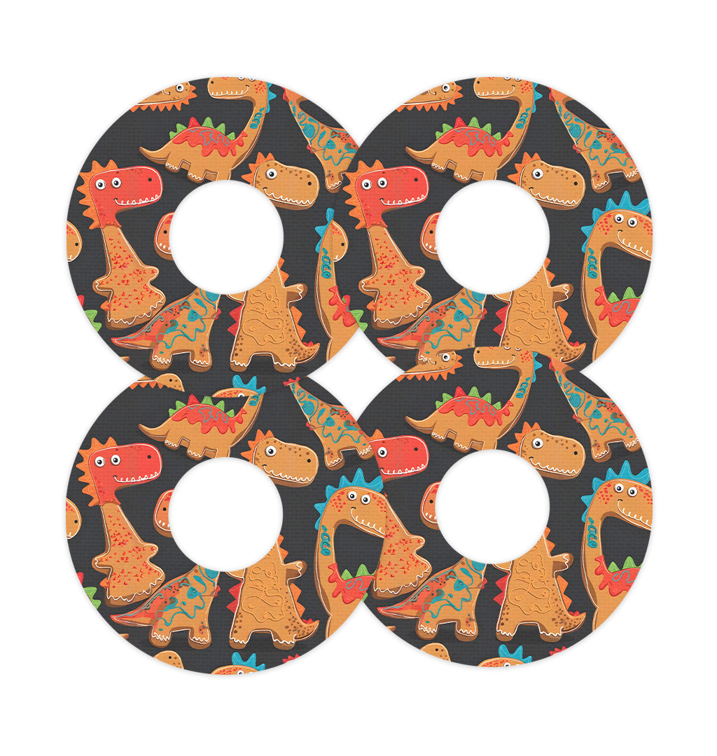 Jurassic Gingerbread FreeStyle Libre 3 Patch Tape - Pump Peelz