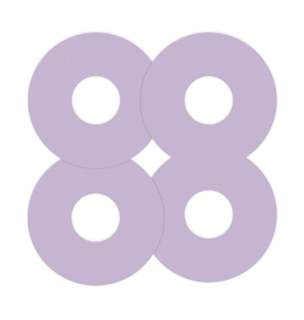 Solid Color Lavender FreeStyle Libre 3 Patch Tape - Pump Peelz